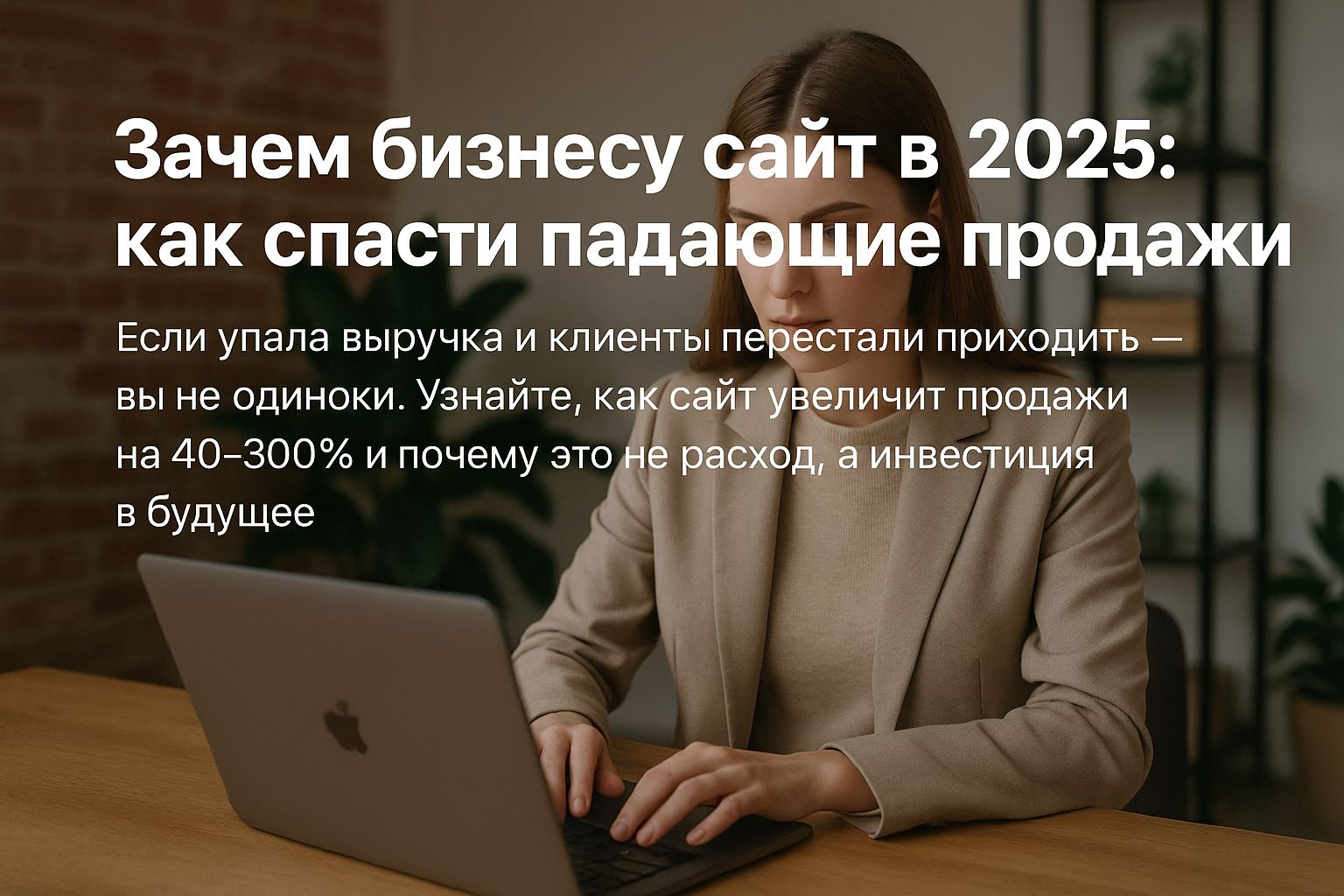 Зачем бизнесу сайт в 2025: как спасти падающие продажи